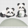 Kitap Okuyan Panda Ve Hayalperest Panda