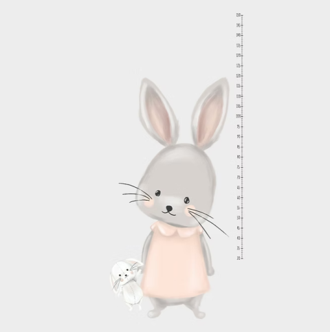 B&uuml;y&uuml;k Anne Tavşan Boy Sticker