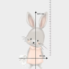 B&uuml;y&uuml;k Anne Tavşan Boy Sticker
