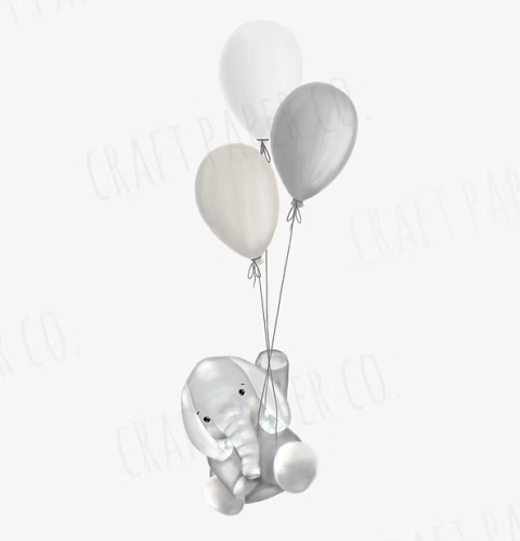 Balon Tutan Yavru Fil