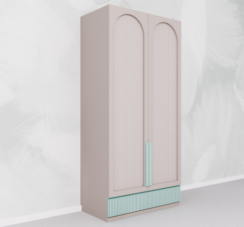 Luna İki Kapaklı Gardırop