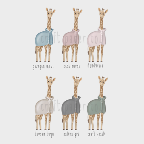 Yağmurluk Giyen Z&uuml;rafa