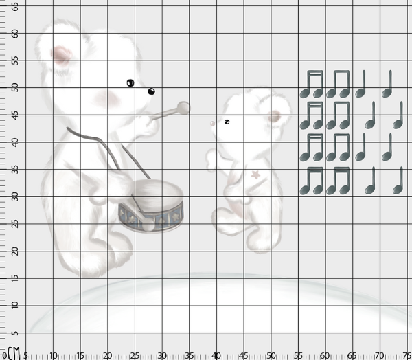 Bando &Ccedil;alan Oyuncak Ayı Ve Yavrusu