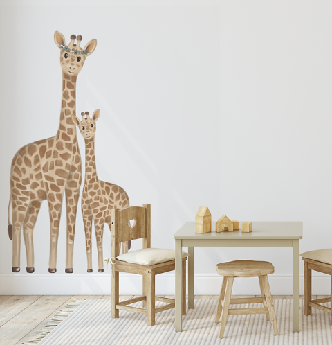 Anne Z&uuml;rafa Ve Yavrusu