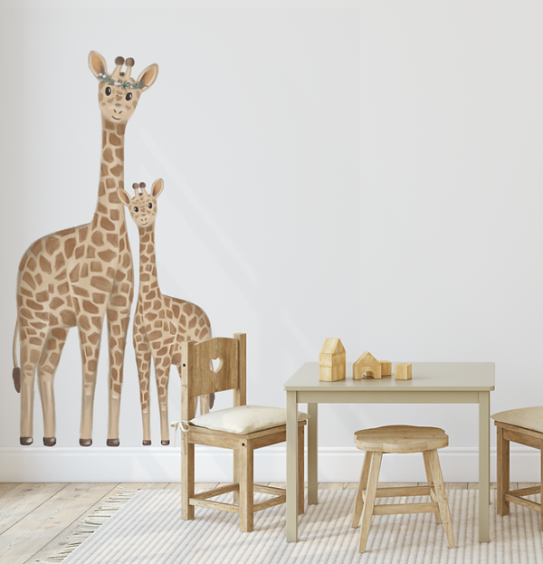 Anne Z&uuml;rafa Ve Yavrusu