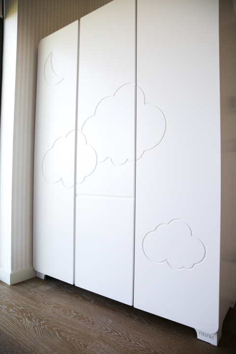 Malia &Uuml;&ccedil; Kapaklı Gardırop