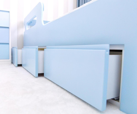 Sakura Ge&ccedil;iş Karyolası &Ccedil;ekmeceli