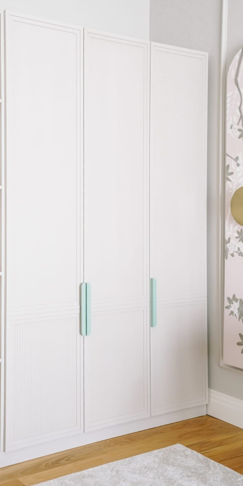 Pansy &Uuml;&ccedil; Kapaklı Gardırop