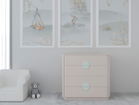 Lilyum 4 &Ccedil;ekmeceli Şifonyer