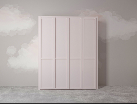 Natus D&ouml;rt Kapaklı Gardırop