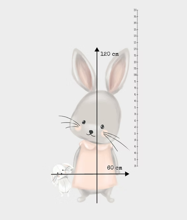 B&uuml;y&uuml;k Anne Tavşan Boy Sticker