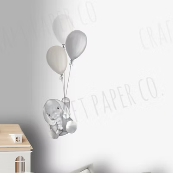 Balon Tutan Yavru Fil