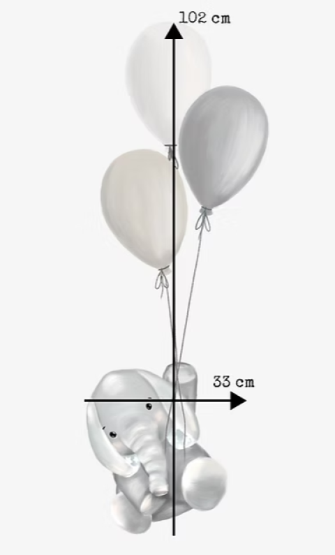 Balon Tutan Yavru Fil