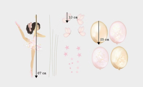 Balerin Duvar Sticker