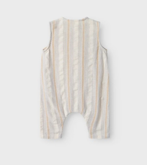 Lil Ateiler Keten D&uuml;ğmeli Salopet