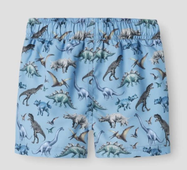 Name İt Desenli Deniz Şortu