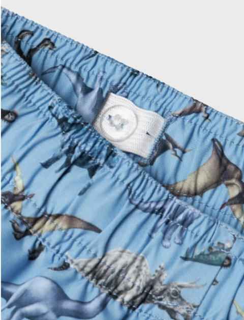 Name İt Desenli Deniz Şortu