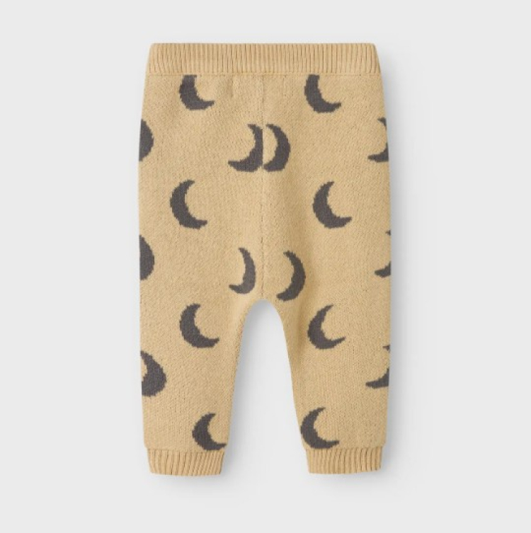 Lil Atelier Ay Desenli Hırka Alt Takım