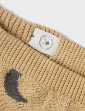 Lil Atelier Ay Desenli Hırka Alt Takım