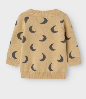 Lil Atelier Ay Desenli Hırka Alt Takım