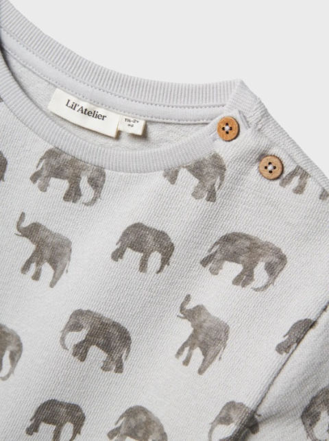 Lil Atelier Fil Desenli Sweatshirt