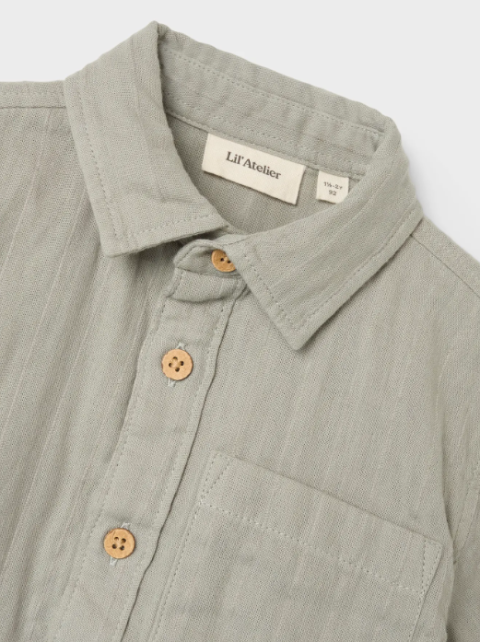 Lil Atelier Haki G&ouml;mlek Şort Takım