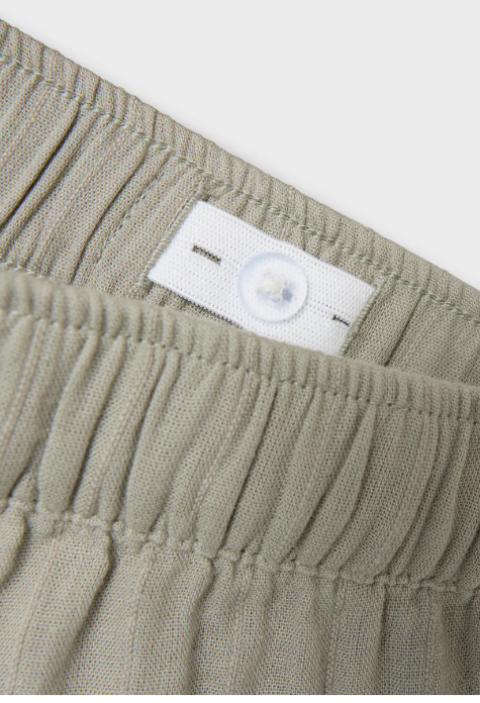 Lil Atelier Haki G&ouml;mlek Şort Takım