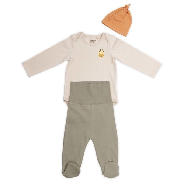 I'm Natural Organik Yeni Doğan &Uuml;&ccedil;l&uuml; Set